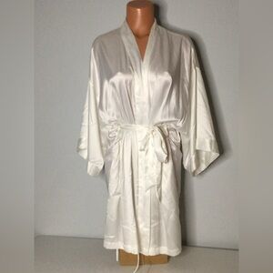 Victoria Secret White Silk Robe
